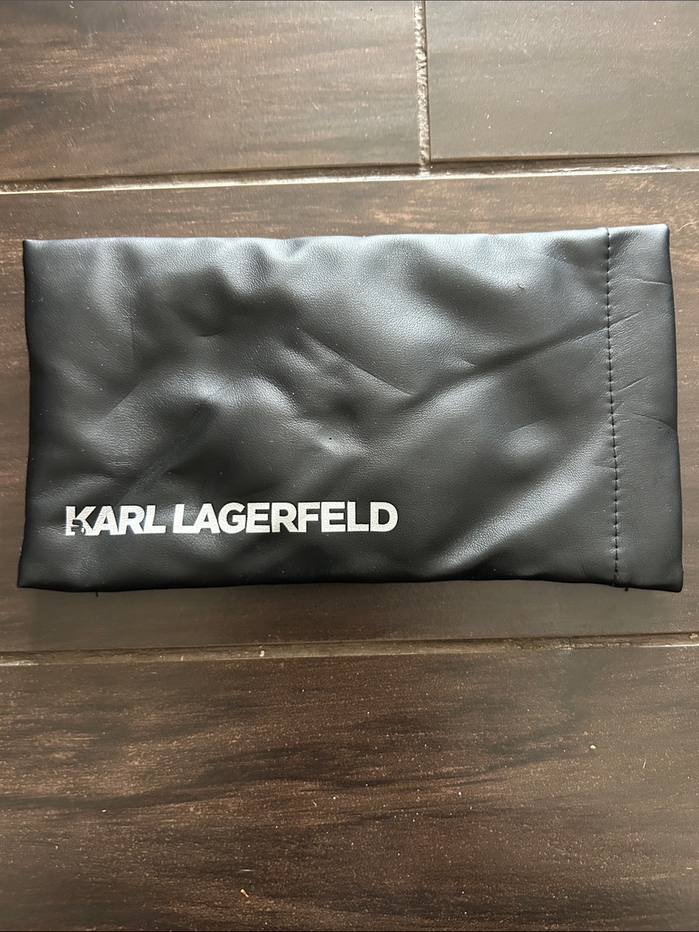 Karl Lagerfeld Black Eyeglass Pouch NWOT